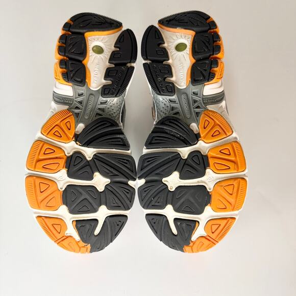 Brooks Ghost 3 3 Running Sneakers Shoes White Orange 1200711B831 Women 8 - Picture 8 of 13